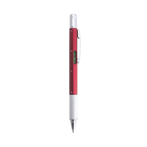 red Bolígrafo Multifunción Sauris