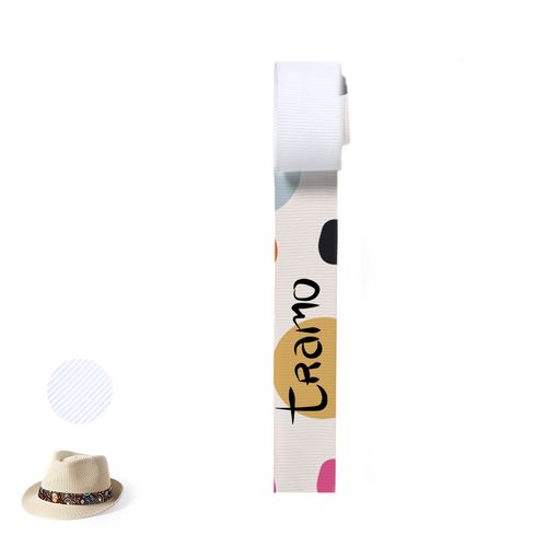 white Cinta Sombrero Sublimationband