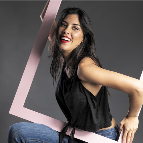 naranja fluo Camiseta Mujer Slem