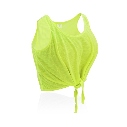 amarillo fluo Camiseta Mujer Slem