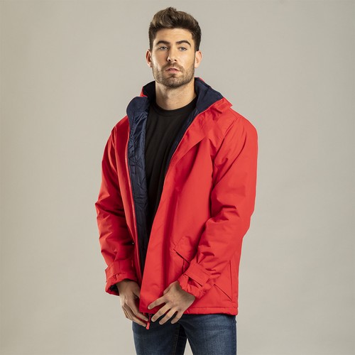 azul marino Parka Flogox