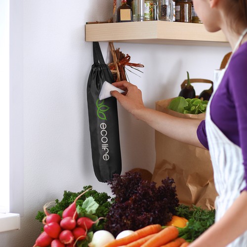 black Bolsa Reciclaje Doxen