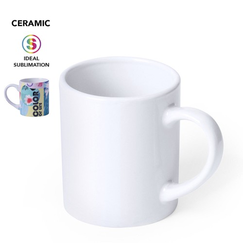 white Taza Sublimación Dolten