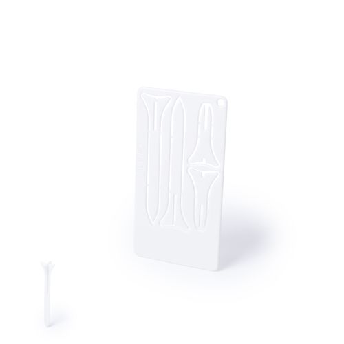 white Tarjeta Tee Golf Tunker