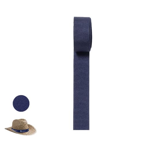 azul marino Cinta Sombrero Polyesterband