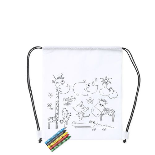 white Mochila Wizzy