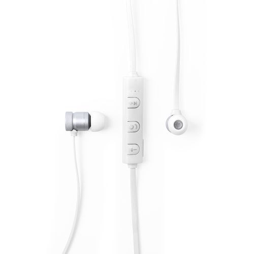 white Auriculares Voltar