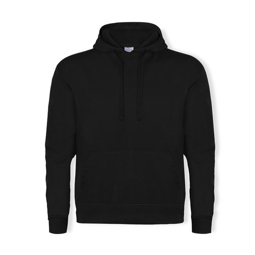 black Sudadera Adulto con Capucha