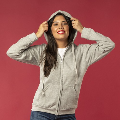 Sudadera Adulto Capucha + Cremallera 