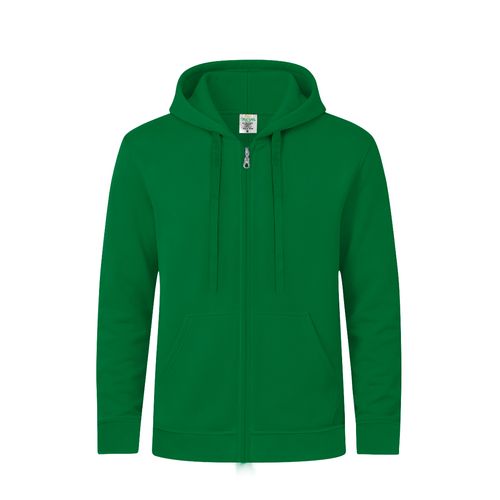 green Sudadera Adulto Capucha + Cremallera
