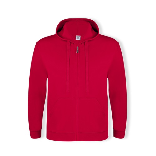 SUDADERA ADULTO CAPUCHA + CREMALLERA