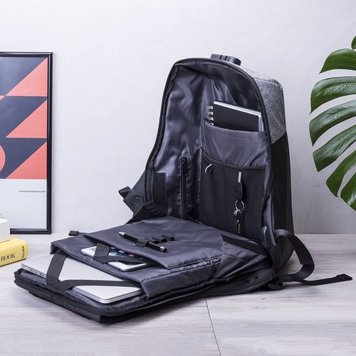 gray Mochila Antirrobo Ranley