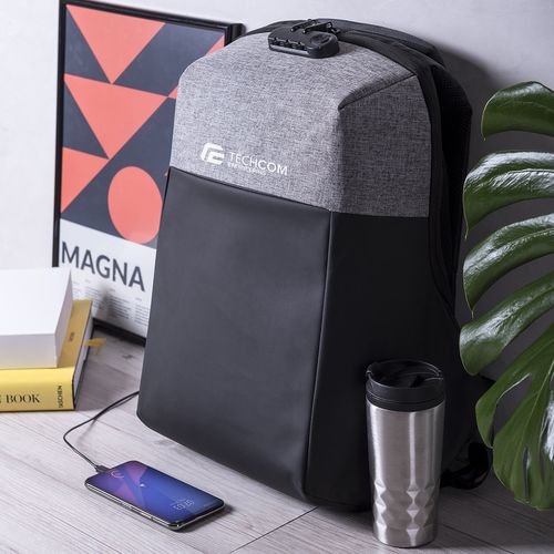gray Mochila Antirrobo Ranley
