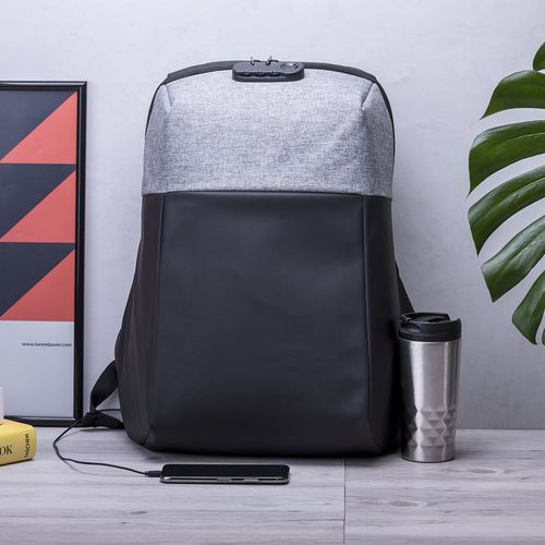 gray Mochila Antirrobo Ranley