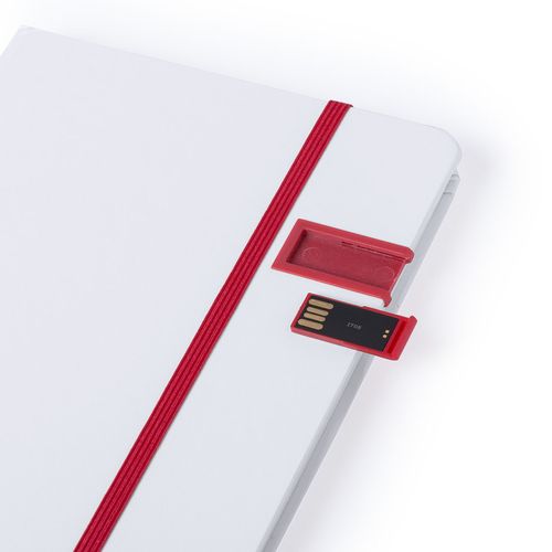 red Bloc Notas USB Boltuk