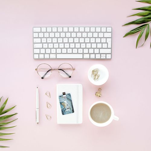 white Memoria USB Milen 16GB