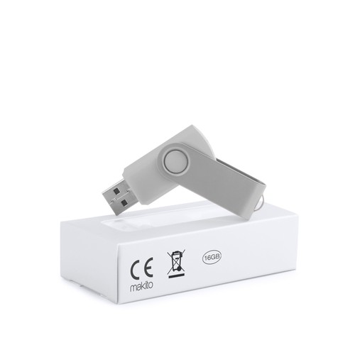 plateado Memoria USB Survet 16Gb