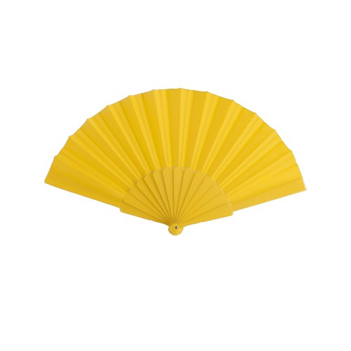 yellow Abanico Tela