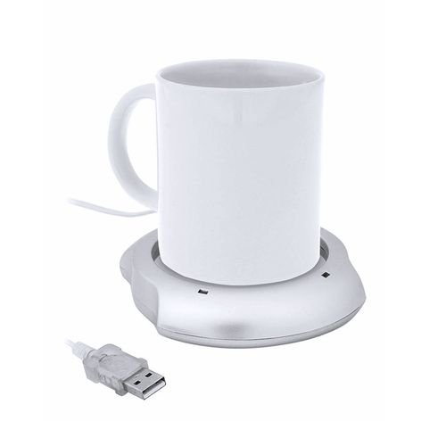 plateado Calentador Tazas Mug