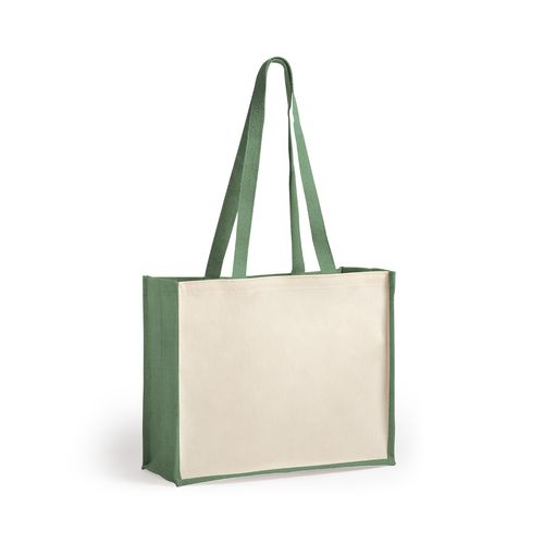 green Bolsa Rotin