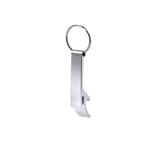 plateado Llavero Abridor Stiked