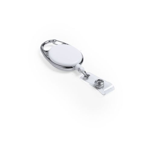 white Portacreditaciones Napper