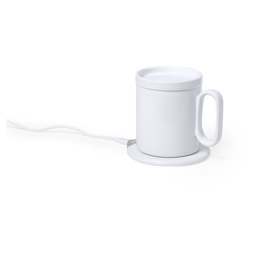 white Calentador Tazas Cargador Kalan