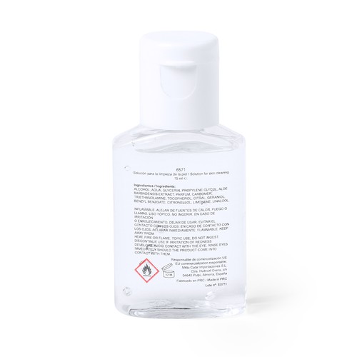 white Gel Hidroalcohólico Bradul