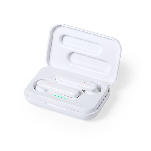 white Auriculares Antibacterianos Kikey