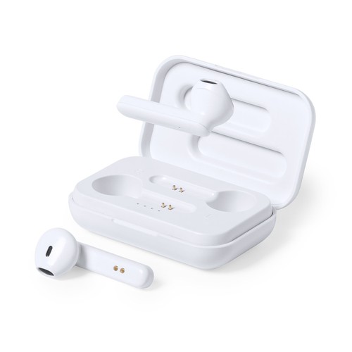 white Auriculares Antibacterianos Kikey