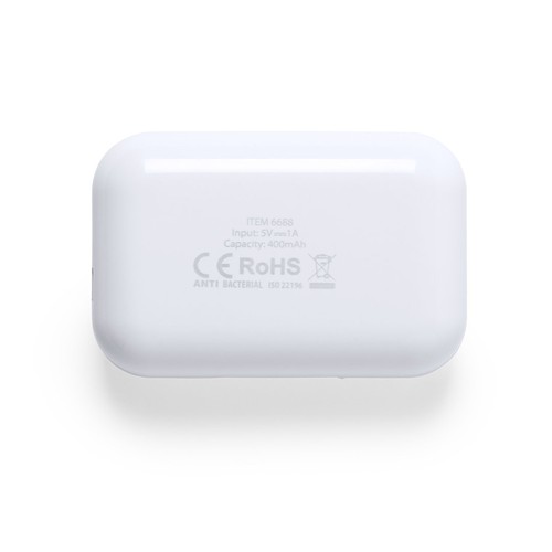 white Auriculares Antibacterianos Kikey