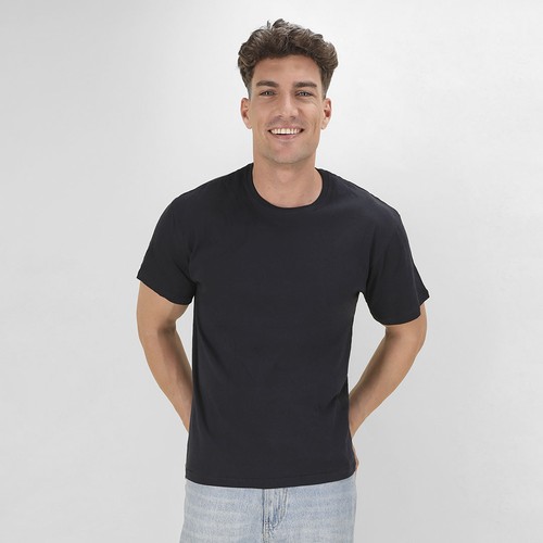 black Camiseta Adulto Color
