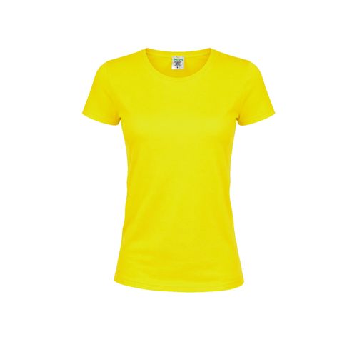 azul claro Camiseta Mujer Color