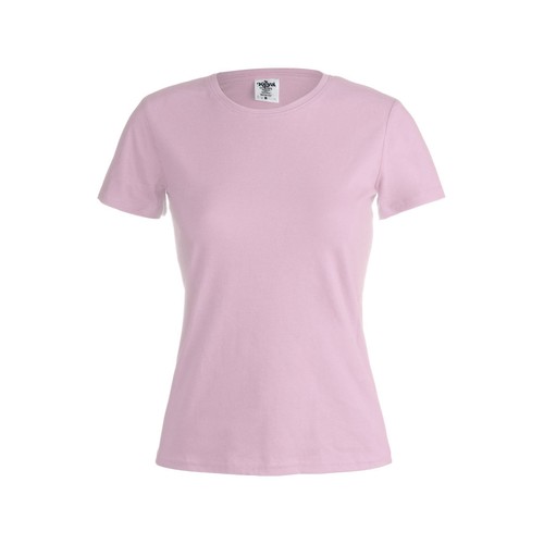 pink Camiseta Mujer Color