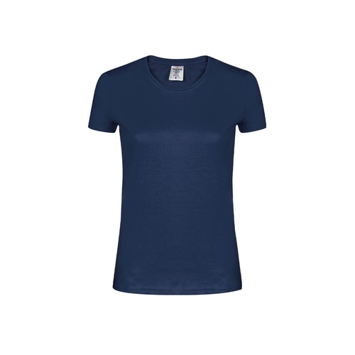 azul marino Camiseta Mujer Color