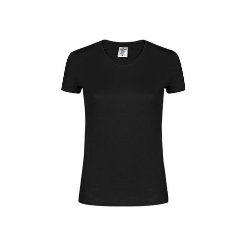 black Camiseta Mujer Color