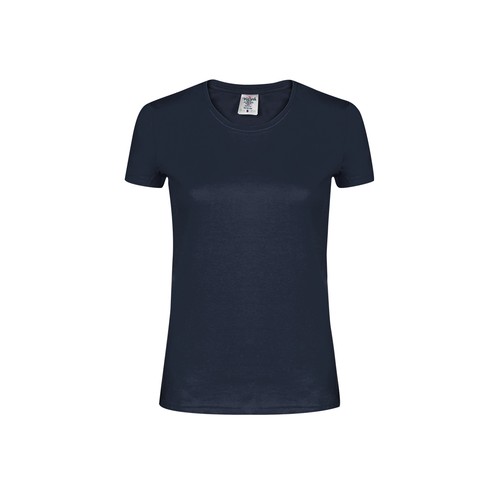 blue Camiseta Mujer Color