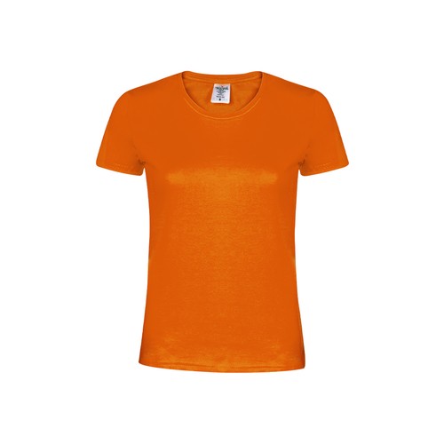 orange Camiseta Mujer Color
