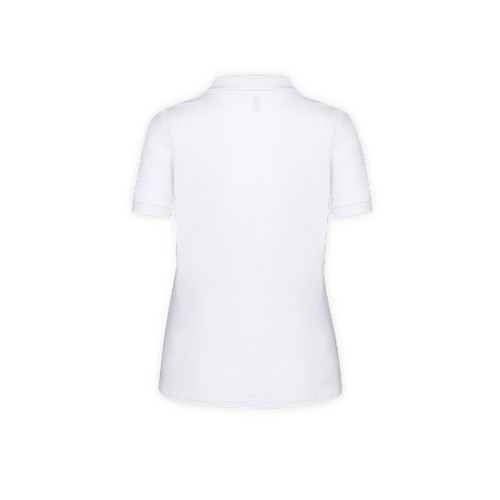 white Polo Mujer Blanco