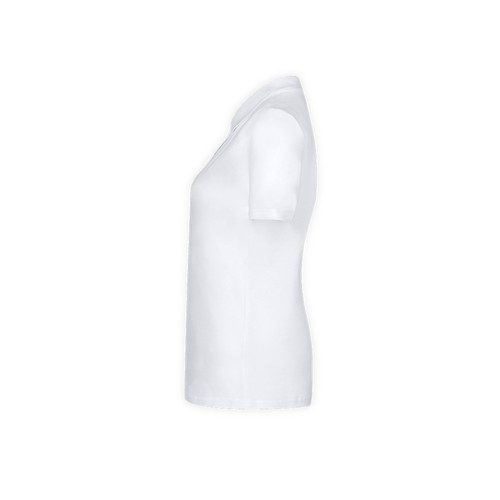 white Polo Mujer Blanco