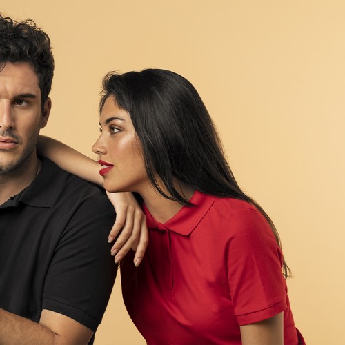dorado Polo Mujer Color