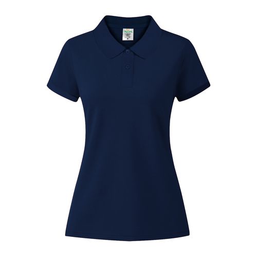 azul marino Polo Mujer Color
