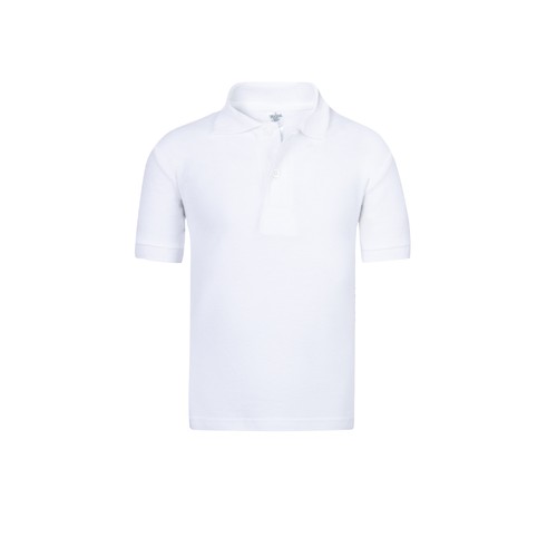 white Polo Niño Blanco