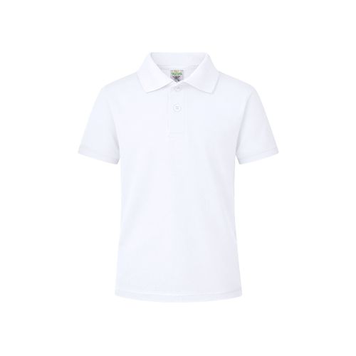 white Polo Niño Blanco