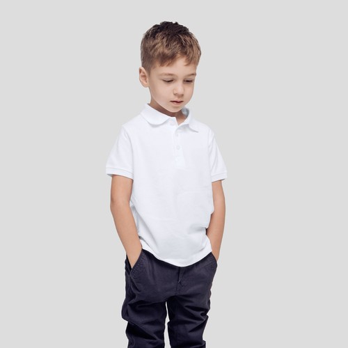 Polo Enfant Blanc "keya" YPS180 - 2