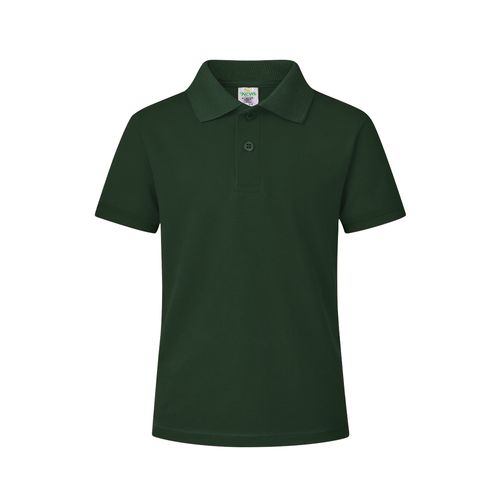 verde botella Polo Niño Color