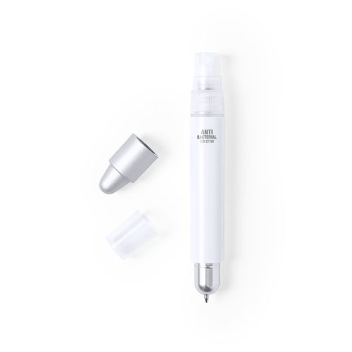white Bolígrafo Antibacteriano Multifunción Fruk