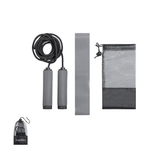 gray Set Fitness Zhiax