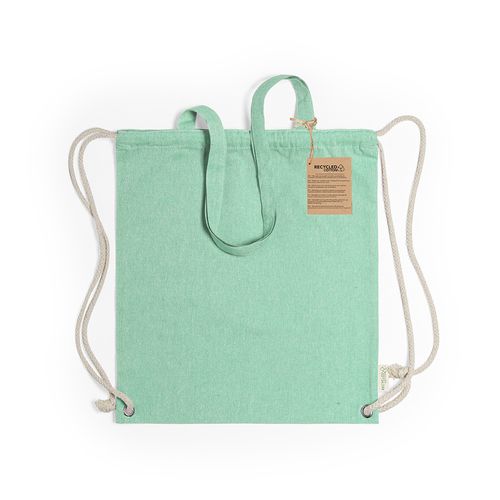 green Bolsa Mochila Fenin