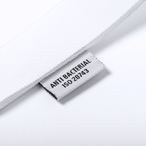 white Lanyard Antibacteriano Yest